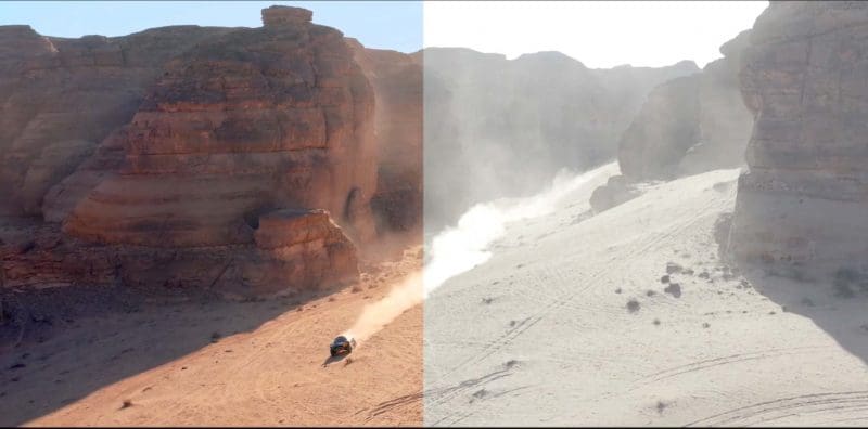 Colourgrading example