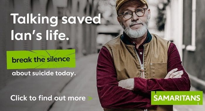 Samaritans break the silence tv ad