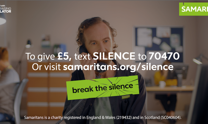 Samaritans break the silence tv ad