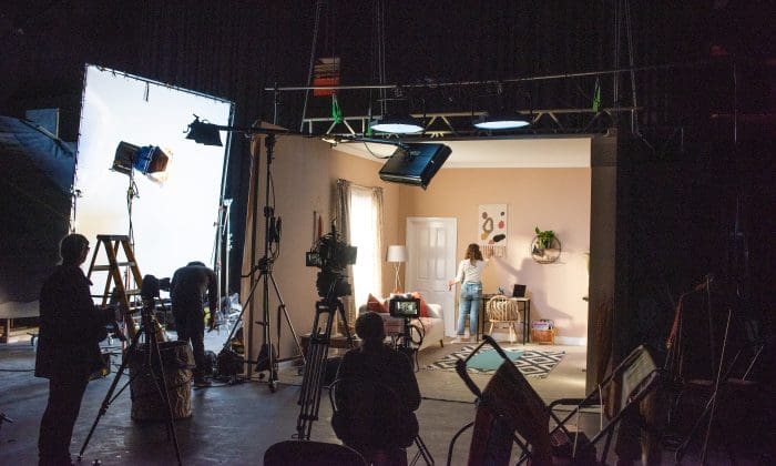 TV advertising production - behind the scenes - by Skylark Media in Bristol